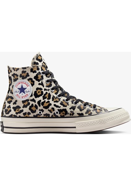 Chuck 70 Leopard Print Unisex Krem SNEAKER.286