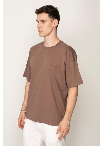 Vizon Oversıze Bisiklet Yaka Erkek T-Shirt E1025 fiyatları