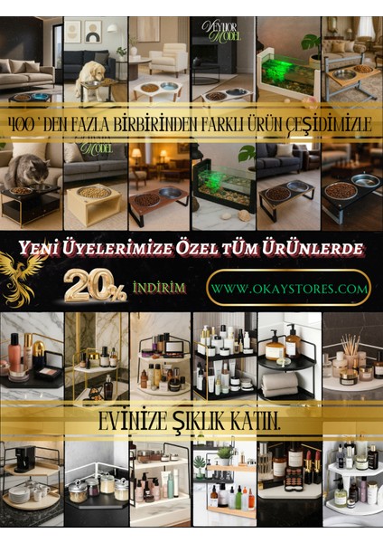 Kedi ve Köpekler Için Sağlıklı Yeme Standı, %10 Eğimli Tasarım ve Kaymaz Ayaklar fırsatları