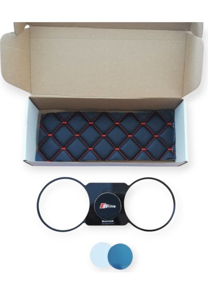 Audi A3 Uyumlu 8p 2004-2012 Kasa Sline Logolu Açılabilir 360 Derece Dönen Mıknatıslı Telefon Tutucu