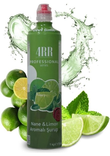 4rr Nane & Limon Aromalı Kahve & Tropikal Içecek & Kokteyl Şurubu 750 ml