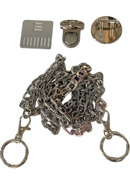 Çanta Yapım Zinciri- Açma Kapama Kilidi 2'li Set