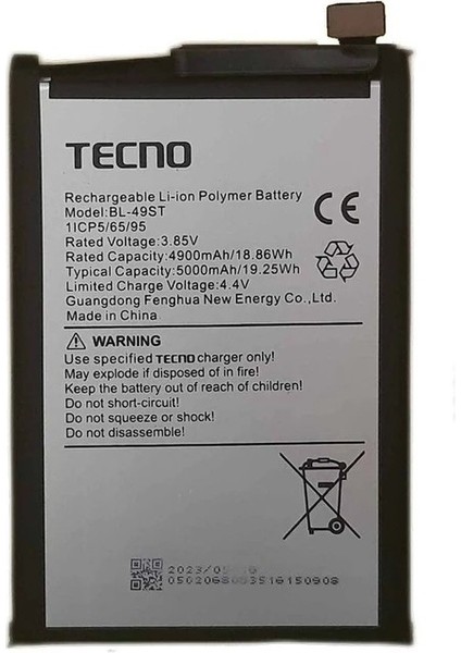 Spark 10 Pro Batarya Pil