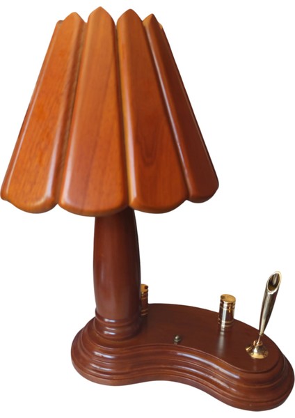 Concept Ahşap Ofis Abajur & 35 cm