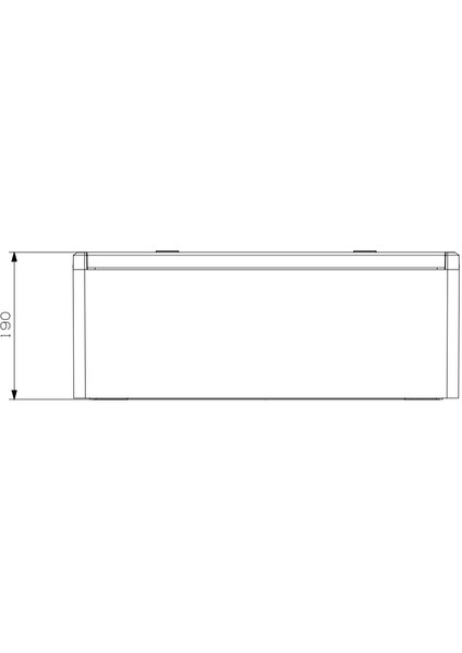 Abs Pano Opak Kapak Sac Taban 350X500X190 fırsatları