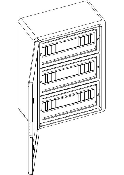 Abs Pano Opak Kapak Sac Taban 350X500X190