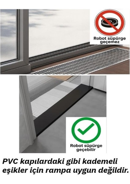 3cm Gri Robot Elektrikli Süpürge Rampası Kapı Eşik Rampası indirimleri