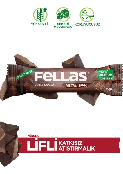 Meyve Bar - Duble Kakao 35 g x 12 Adet
