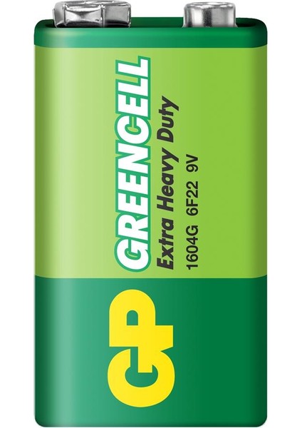Greencel 9V Çinko Pil Tekli Paket GP1604G-2U1 fırsatları