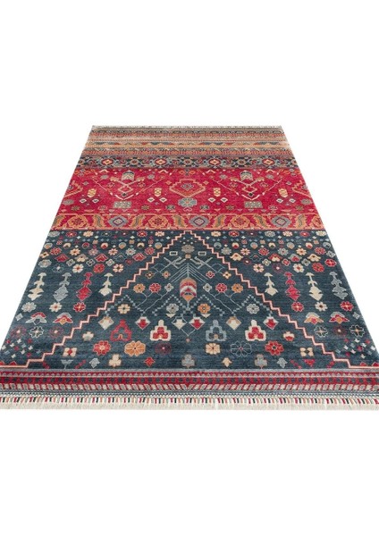 Nepal Zr 17 Yün Viskon Tensel Navy Multy Otantik Modern Uşak Desenli Halı fiyatları