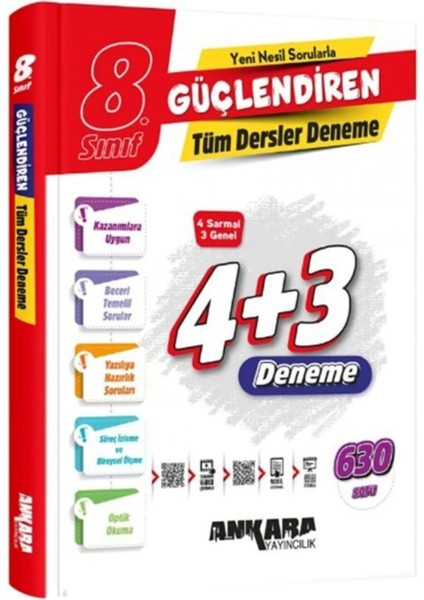 2025 Ankara 8. Sınıf Güçlendiren Tüm Dersler Denemeler Yeni Nesil Sorularla