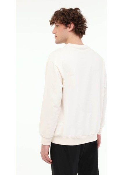 MB SN75 C NECK SW 5PR Ekru Erkek Sweatshirt fiyatları