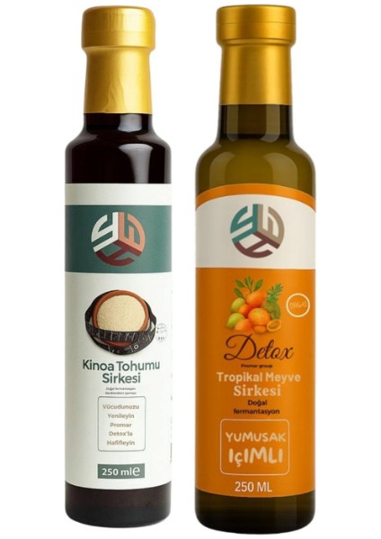Tropikal Meyve Sirkesi 250 ml+ Kinoa Tohumu DetoxSirkesi 250 ml