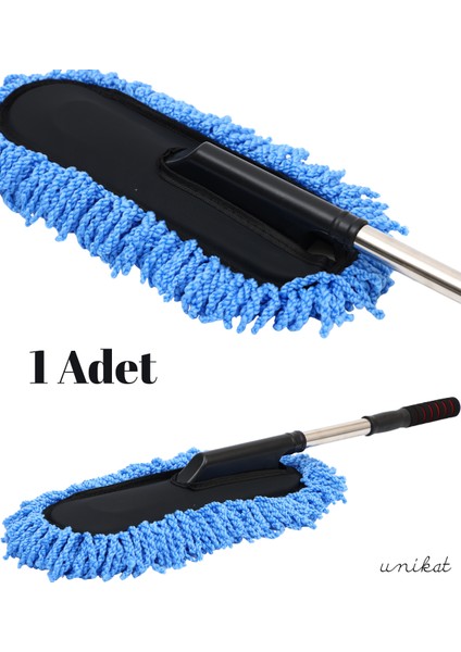 Mikrofiber Örgü Başlıklı Araç Yıkama ve Toz Alma Mopu – Mavi Renk fiyatları