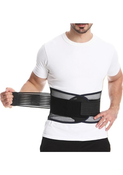 Erkekler Için Ayarlanabilir Geri Brace Kadınlar - Nefes Alabilir Bel Lomber Bel Sırtlı Sırtlı Destek Kemeri, Laşmış Disk, Scoliosiscolor: Siyah/boyut: M (Yurt Dışından)