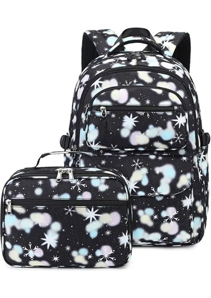 Erkek ve Kızlar Için Öğle Yemeği Kutusu Hediye Seti ile Çocuk Sırt Çantası Okul Çantası Öğle Yemeği Bagcolor: Gri (Yurt Dışından)