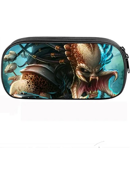 Ailienss Vs Predator Çocuk Okulu Sırt Çantası 3 Pcs Set Omuz Çantaları Kalem Kutusu Kitap Çantaları 1-3 Sınıflar Için Öğrenciler Sırt Çantası Renk: Color4 (Yurt Dışından)