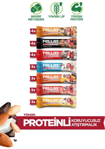 Bar Süper Karma Kutu (Yüksek Protein Karma 12 x 45 gr + Yüksek Protein Karma 12 x 45 gr)