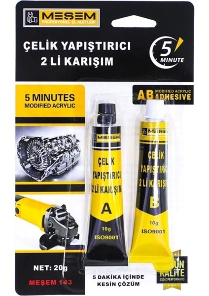 Çelik Yapıştırıcı 2'li Kareışım Tamir Bandı < Sabit Seçenek 1 Değeri >