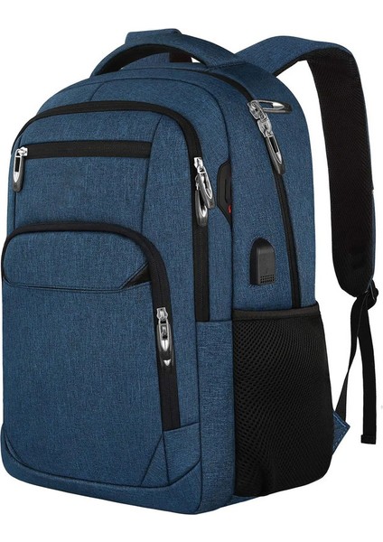 Sırt Erkekler Seyahat Açık Kamera Lens Siyah Dizüstü Büyük Kapasiteli Dağcılık Su Geçirmez El Çantası: Siyah/boyut: 18 Inç (Yurt Dışından)