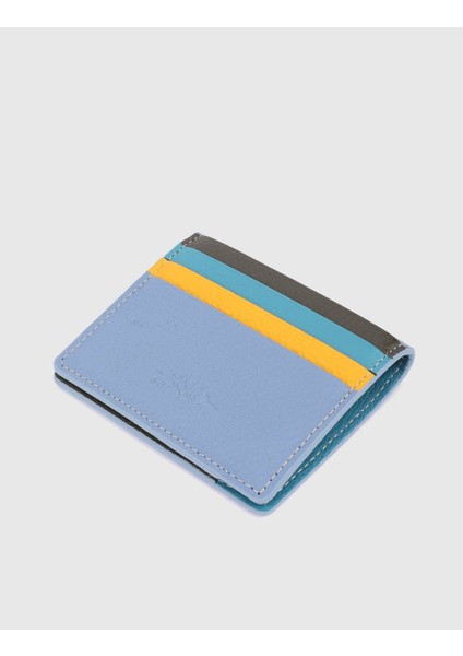 Piura Hakiki Deri Mavi Unisex Kartlık fiyatları