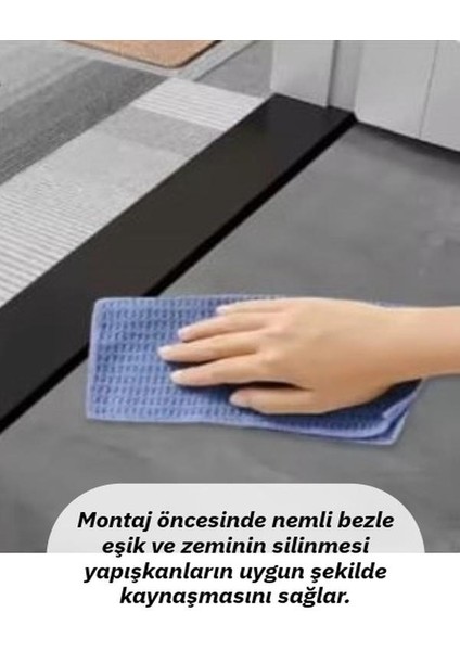 5cm Bej Robot Elektrikli Süpürge Rampası Kapı Eşik Rampası