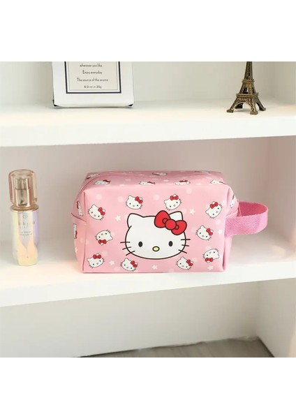 Sanrio Hello Kitty Kuromi Kozmetik Çanta Sevimli Karikatür Kawaii Pencil Kılıf Taşınabilir Kız Yıkıcı Kalp Yüksek Kapasiteli Depolama Bagcolor: Style5 (Yurt Dışından)