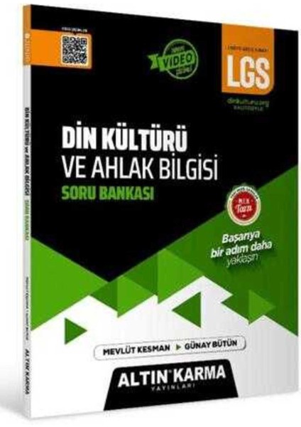 Altın Karma 8.sınıf Din Kültürü ve Ahlak Bilgisi Yeni Nesil Lgs Soru Bankası (Yazar: Mevl