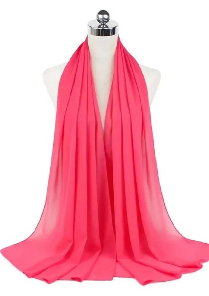 Yeni Moda Kadınlar Katı Şifon Başörtüsü, Anında Hijab Fular Müslüman Şal Giymeye Hazır (Yurt Dışından)