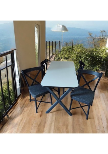 x Sandaye Mutfak Balkon Masa Takımı 60X120