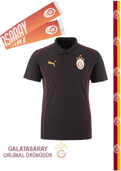 Orijinal Puma A Takım 5 Yıldız Polo T-Shirt Şal Atkı Hediyeli