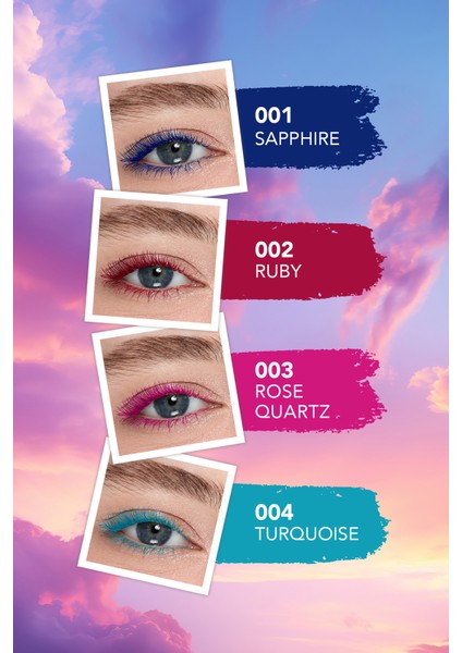 Color Treasure Hacim Veren & Yüksek Pigmentli Renkli Maskara (002 Ruby) 8682536100359 indirimleri