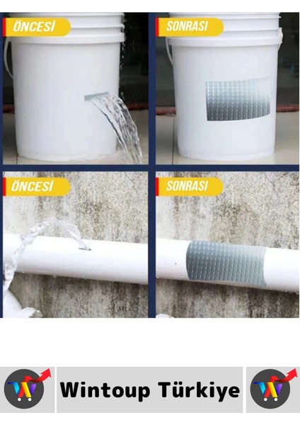 Ultra Güçlü Su Neme Dayanıklı Çok Amaçlı Montaj Onarım Izolasyon Tamir Bantı Beyaz 48 MMX10 mt 4 Adt modelleri