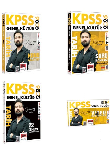 Yargı 2026 Kpss Genel Kültür Tarih Konu + Soru + Deneme + Ders No