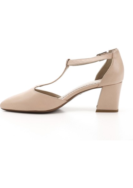 Kadın Bilekten Bağlı Orta Topuklu Hakiki Deri Ayakkabı fırsatları