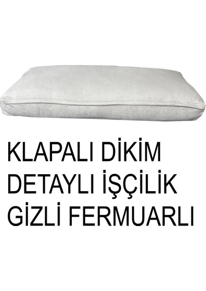 Süet Detaylı Angora Kumaş 2 Adet Sırt Minderi Kılıfı modelleri