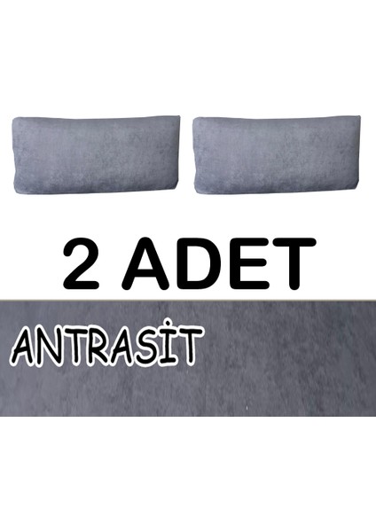 Süet Detaylı Angora Kumaş 2 Adet Sırt Minderi Kılıfı fiyatları