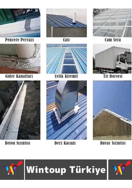 Uzun Ömürlü Su Nem Küfe Dayanıklı Çok Amaçlı Gri Montaj Onarım Tamir Bantı 48 mm x 10 Metre 2 Adet fiyatları