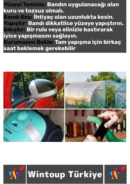 Uzun Ömürlü Su Nem Küfe Dayanıklı Çok Amaçlı Gri Montaj Onarım Tamir Bantı 48 mm x 10 Metre 2 Adet fırsatları