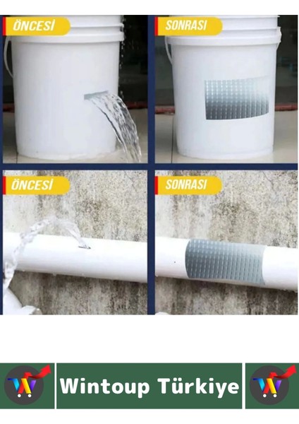 Uzun Ömürlü Su Nem Küfe Dayanıklı Çok Amaçlı Yeşil Montaj Onarım Tamir Bantı 48 mm x 10 Metre 2 Adet modelleri