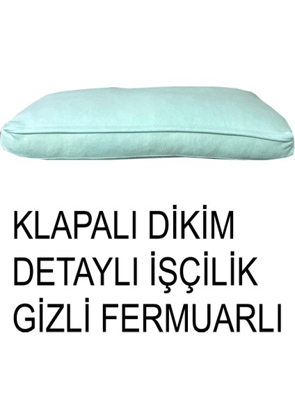 Süet Detaylı Angora Kumaş 2 Adet Sırt Minderi Kılıfı modelleri