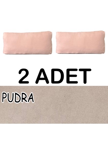 Süet Detaylı Angora Kumaş 2 Adet Sırt Minderi Kılıfı fiyatları