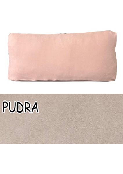 Süet Detaylı Angora Kumaş 2 Adet Sırt Minderi Kılıfı fırsatları