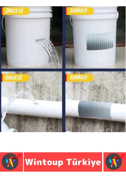 Uzun Ömürlü Su Nem Küfe Dayanıklı Çok Amaçlı Kırmızı Montaj Onarım Tamir Bantı 48 MMX10 Metre 3 Adet modelleri