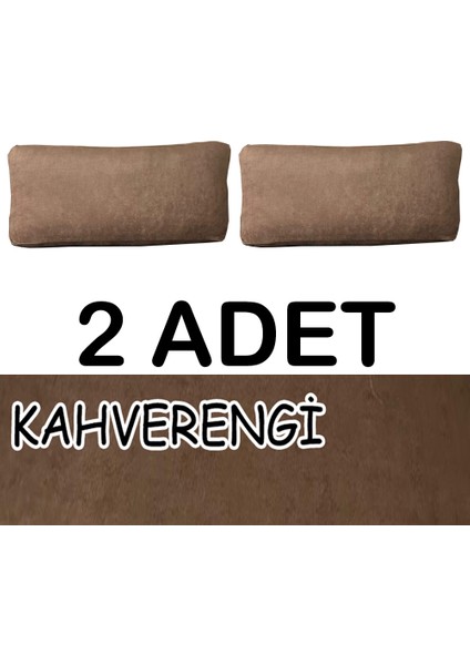 Süet Detaylı Angora Kumaş 2 Adet Sırt Minderi Kılıfı fiyatları
