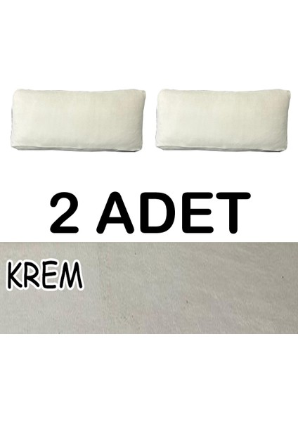 Süet Detaylı Angora Kumaş 2 Adet Sırt Minderi Kılıfı fiyatları