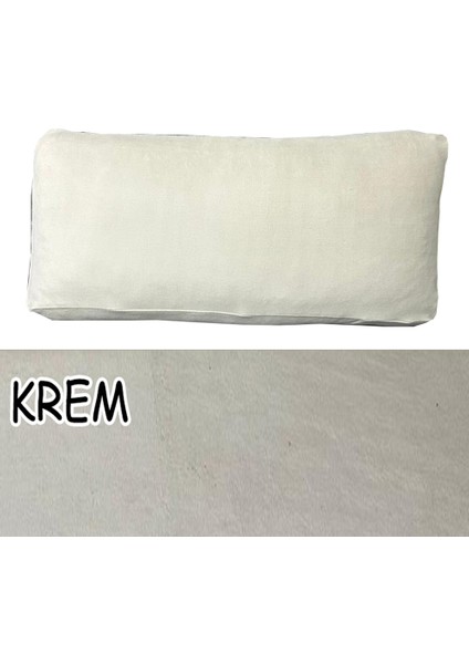 Süet Detaylı Angora Kumaş 2 Adet Sırt Minderi Kılıfı fırsatları