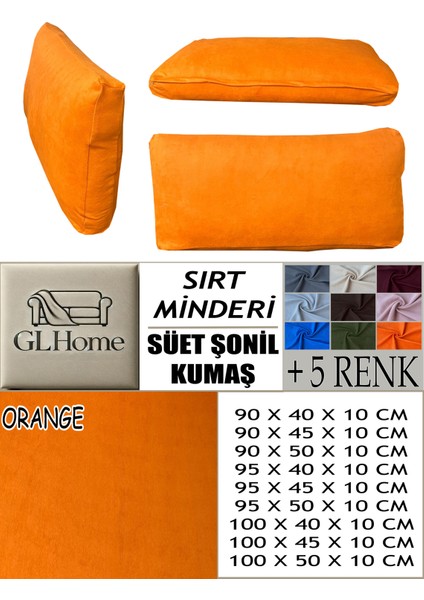 Süet Detaylı Angora Kumaş 2 Adet Sırt Minderi Kılıfı