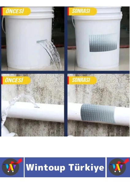 Uzun Ömürlü Su Nem Küfe Dayanıklı Çok Amaçlı Mavi Montaj Onarım Tamir Bantı 48 mm x 10 Metre 3 Adet modelleri