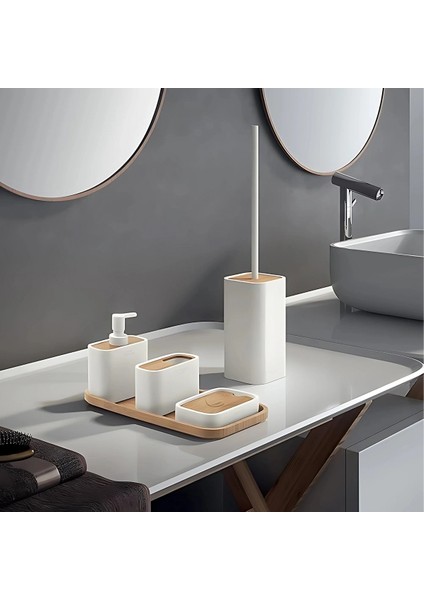 Ninfea Tuvalet Fırçalık, Tezgah Üstü - Beyaz fiyatları